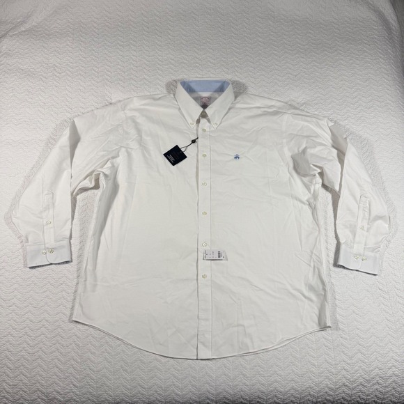 NWT Brooks Brothers Madison Fit Non Iron LS Stretch Oxford Dress Shirt Mens  XXL - www.sanvalentin.cl